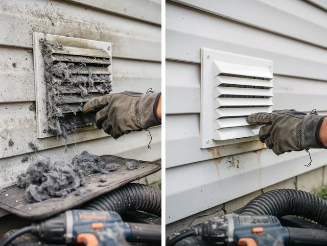Residential dryer vent cleaning by Eastlake Dryer Vent Cleaning in Eastlake